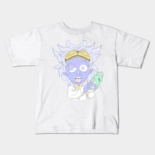 Dr. Blue Brown Kids T-Shirt